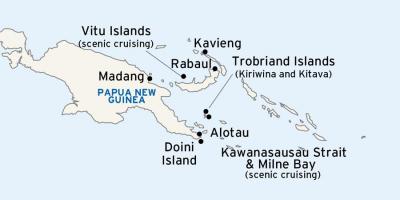 Карта алотау Папуа-Нової Гвінеї