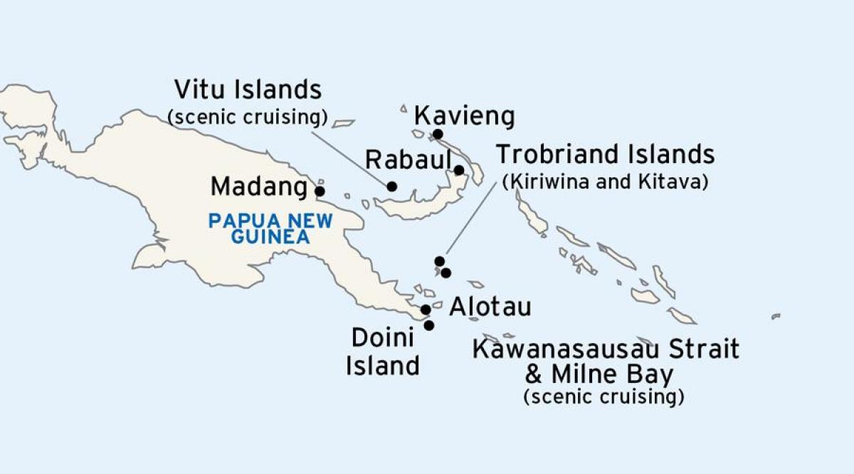 карта алотау Папуа-Нової Гвінеї