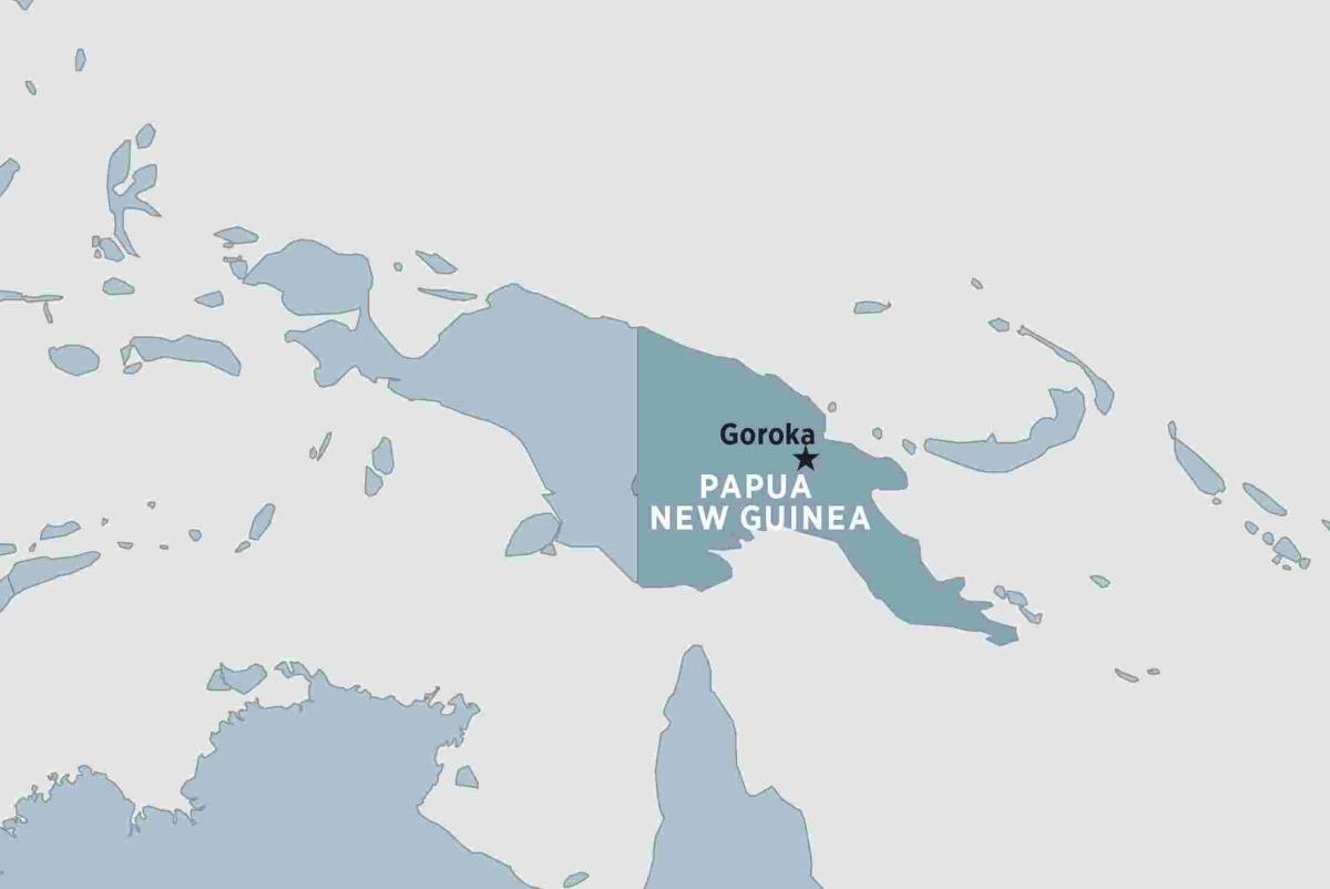 карта горока Папуа-Нова Гвінея