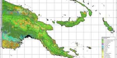 Карта Папуа Нова Гвінея клімат