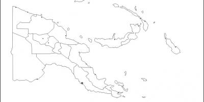 Карта Папуа Нова Гвінея начерки карта