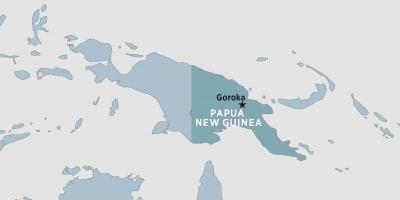 Карта горока Папуа-Нова Гвінея